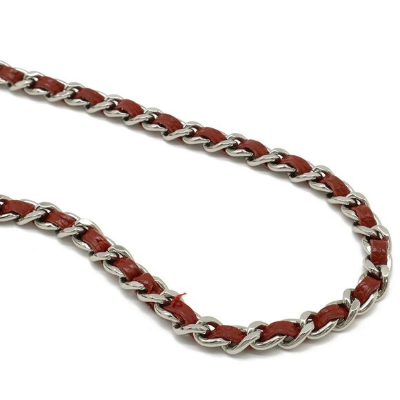 CHANEL Red Caviar Leather Coco Mark Shoulder Bag - Picture 8 of 10